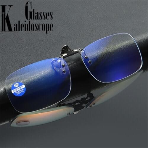 Clip On Reading Glasses Women Men Anti Blue Light Presbyopic Eyeglasses Flip Up Down Clips Lens Reader Magnifier +1.0 1.5 2.0