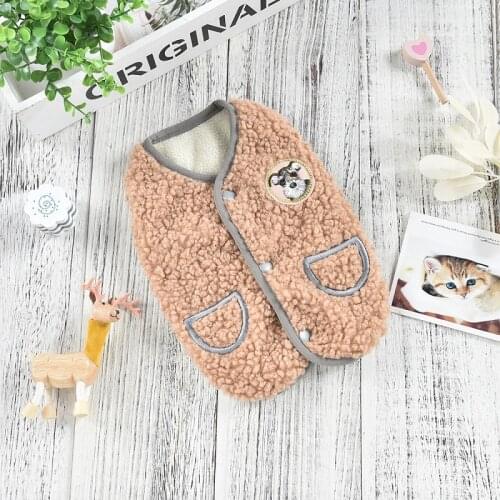 Autumn and Winter New Pet Cotton Vest Dog Warm Clothes Winter Cat Costume Dog Clothes for Small Dogs French Bulldog Clothes 4XL