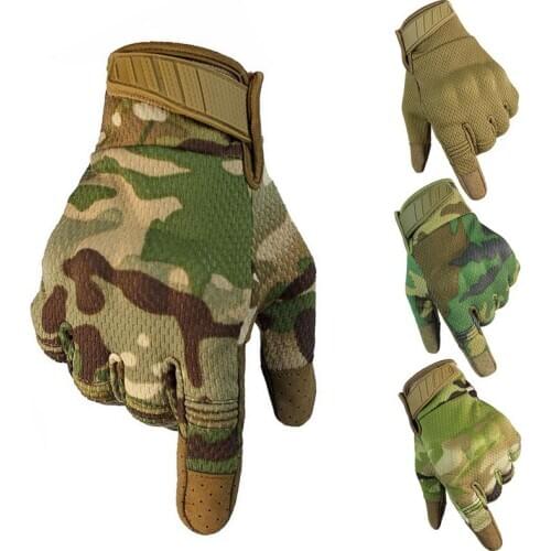 Touch Screen Cycling Gloves Tactical Army Military Combat Airsoft Outdoor Hiking Climbing Paintball Hunting Full Finger Gloves
