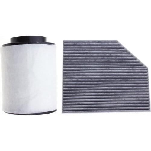 Cabin Filter Air Filter 2 Pcs for Audi A8 4h 2009-2019 2.0t 3.0t 4.0t 4.2t Model Built External Filter Set 4h0819439 4h0129620