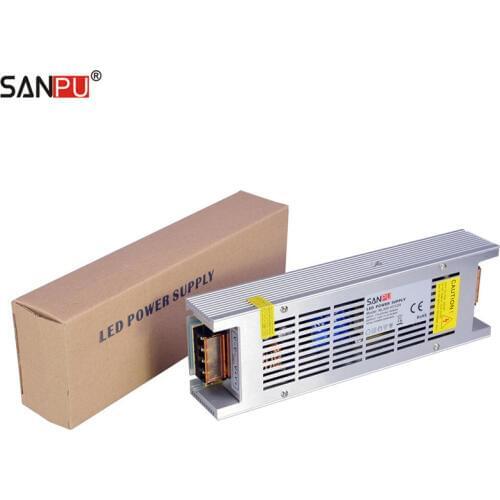 SANPU SMPS LED Power Supply 24v 300w 12a Constant Voltage Switching Driver 220v ac to dc Lighting Transformer No Fan Indoor