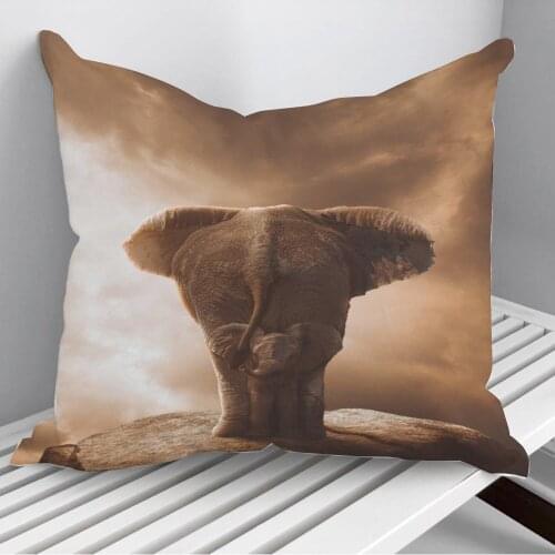 Baby Elephant Protection Throw Pillows Cushion Cover On Sofa Home Decor 45*45cm 40*40cm Gift Pillowcase Cojines Dropshipping