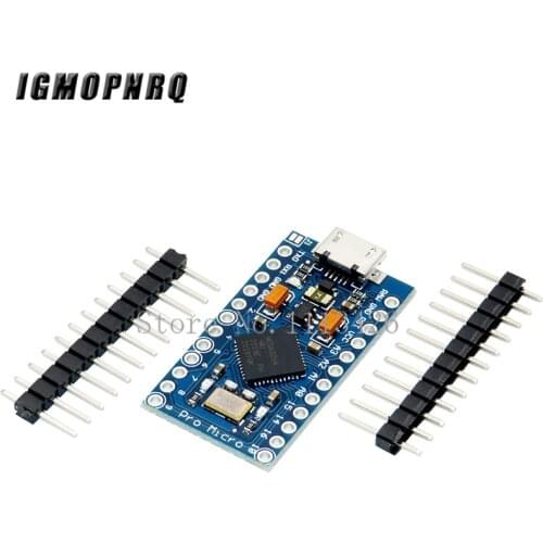 Pro Micro ATmega32U4 5V 16MHz Replace ATmega328 For Pro Mini With 2 Row Pin Header For Leonardo Mini Usb Interface