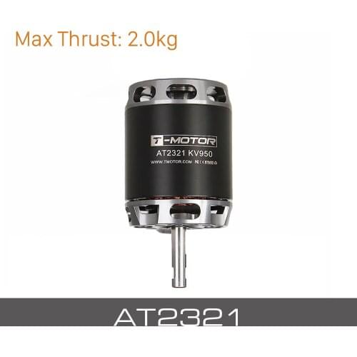 T-MOTOR AT2321 Long Shaft KV950 KV1250 brushless motor for long range VTOL fixed wing UAV mapping surveillance delivery drone