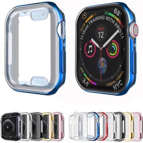 All-around Protector cover for Apple Watch 5 4 44mm 40mm iWatch band 42 mm 38mm bumper Apple watch 6 SE 5 4 3 2 1 Accessories