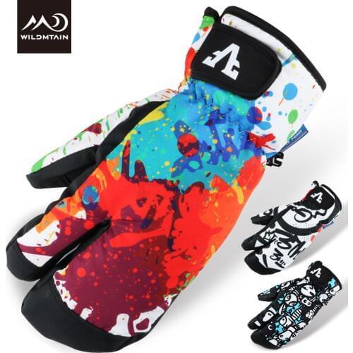 WILDMTAIN Ski Gloves, Winter Warm Snow Gloves for Skiing, Waterproof and Breachable, Touchscreen Support, Fits Men Women Kids