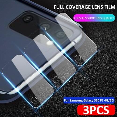 3pcs Protective Glass For Samsung Galaxy S20 FE Glass Camera Protector For Samsung S20FE S20 Fan Edition S20 Lite Tempered Film