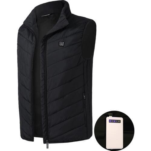 Electric Heated Vest Men Women Usb Heater Tactical Waistcoat Thermal Warm Fishing Hunting Hiking Vest Winter Heated Jacket 2019