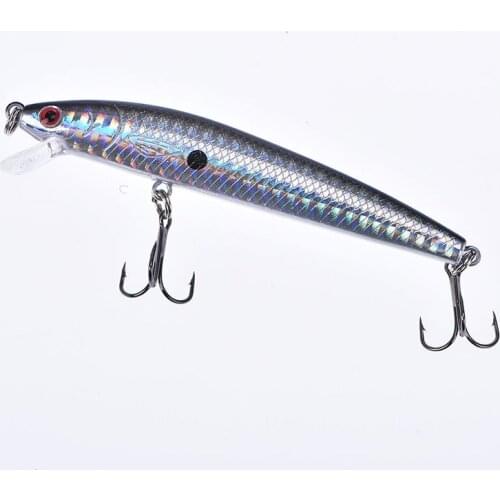 HOT!1PCS/lot 9.5cm 8.5g Minnow Hard Bait with Fishing Hooks Fishing Tackle Lure Baits Fishing Lure