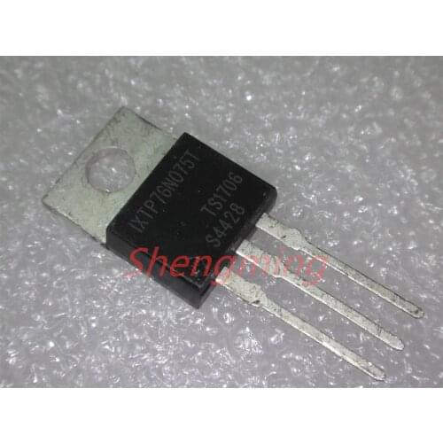 10PCS IXTP76N075T TO-220