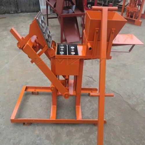 200 KN manual clay brick machine 1500 pcs/day hand press chain red brick machine 20 Mpa working pressure 40seconds molding cycle