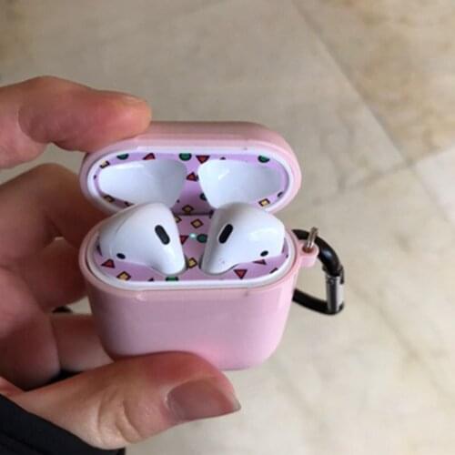 4Pairs Protective Sticker Case Skin Dust-proof Dust Guard for Apple Airpods Earphones Charging Box