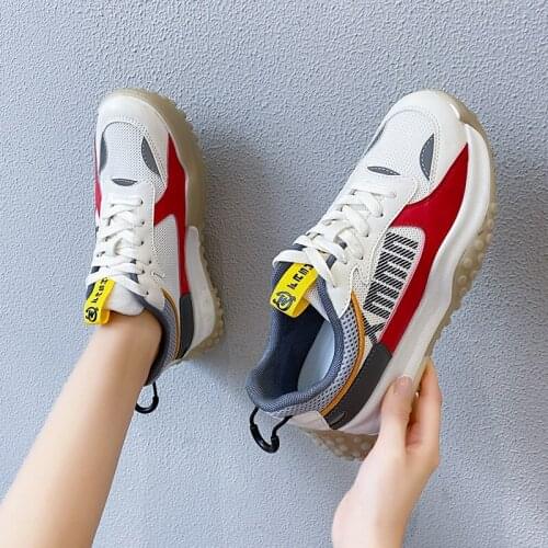 CuddlyIIPanda 2021 Ins Trendy Shoes Women Fashion Designer Non-slip Sapatos Mujer Platform Sneakers Height Increase Zapatillas