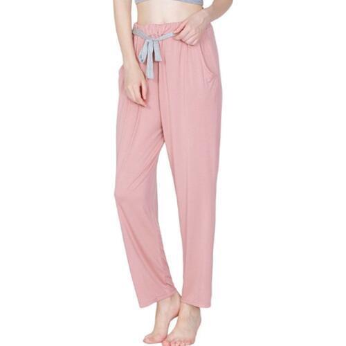 3XL-7XL Lounge wear home clothes spring autumn pajamas pant women loose stretch cotton sleepwear pants womens pijama pants belt