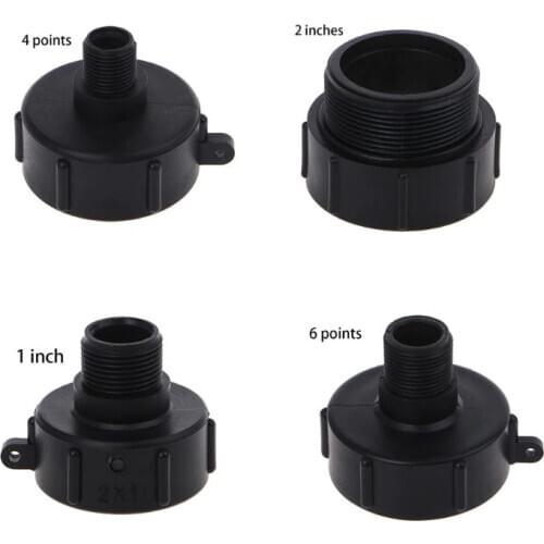 2\" 1\" 1/2\" 3/4\" IBC Tote Tank Drain Adapter Water Tank Garden Hose Fitting Tool