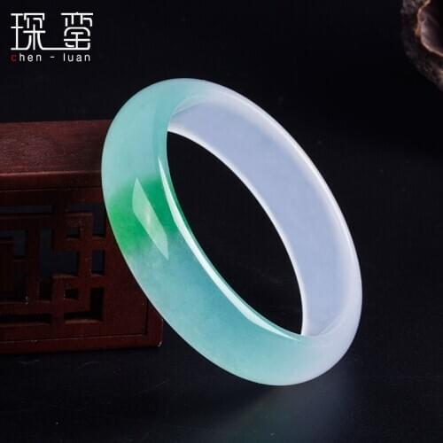 Chinese green jade Bracelet 54-66mm Charm Jewellery Fashion Accessories Hand-Carved Man Woman Luck bangle Amulet