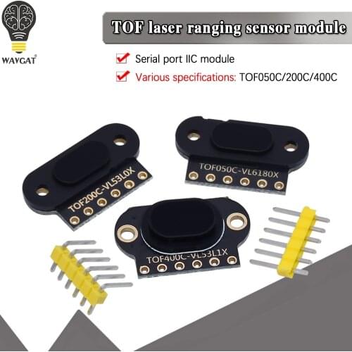 TOF050C 200C 400C laser ranging sensor module TOF time-of-flight distance IIC output for arduino VL6180 VL53L0X VL53L1X