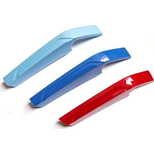 Car Front Grille Trim Strips Grill Cover for BMW G20 New 3 Series 2019 2020 2021 3D M Performance Sticker Accessories