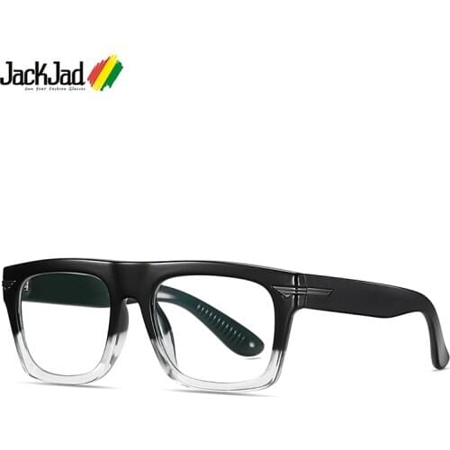 JackJad Vintage Square Style TR90 Anti Blue Plain Glasses Fashion Brand Design Eyewear Frame Eyeglasses Oculos De Grau TR3394