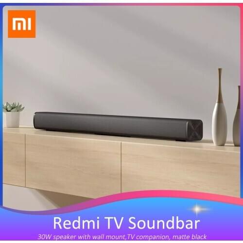 Original Xiaomi Redmi TV Sound Bar 30W Speaker Bluetooth 5.0 Wireless Speaker Audio S/PDIF AUX Wired Connect TV With Wall Amount