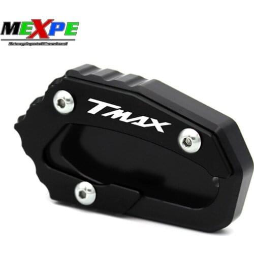 Suitable for Yamaha scooters TMAX530 TMAX560 CNC aluminum alloy temples enlarged and widened parking feet 2017 2018 2019 2020