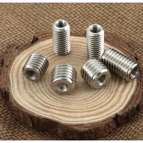 304 stainless steel inner and outer tooth nut inner thread screw sleeve screw conversion braces conversion nut M8M6M3-M12