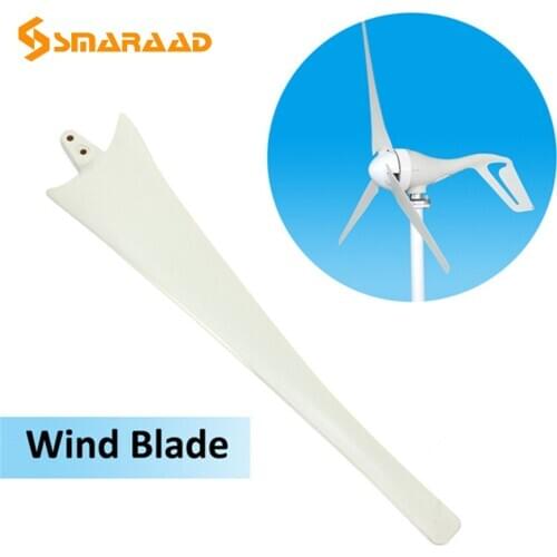 SMARAAD 550/600/650/750/850/900mm Black/White Wind Turbine Generator Blades High Strength Nylon Fiber Windmill Accessories DIY