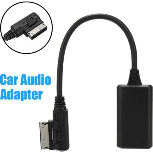1pc Black Wireless Multimedia bluetooth-compatible Music Adapter Cable Durable Car Adapters MMI AMI Cables