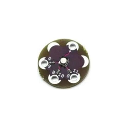 10pcs/lot LilyPad Tri-Color LED RGB Module LilyPad LED Module Tri-color Module Smart Electronics