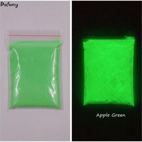 #12 Apple green luminous powder 500g/bag,DIY decorating material,Glow Paint Pigment,Super Bright GLOW Powder