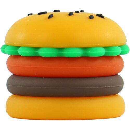 30pcs 5ml Silicone Non-stick Container Wax Shortage Oil Box silicone wax container Oil Wax Jar Dab Storage Box silicone jar