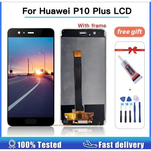 5.5" For Huawei P10 Plus LCD VKY-L09 VKY-L29 LCD Touch Screen Digitizer Assembly For Huawei P10 Plus LCD Display with frame