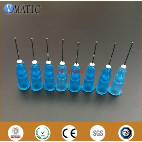 Free Shipping Non Sterilized 23G Dispensing Syringe Needle Tip Pinhead Glue Dispenser Needle Tip 1/2 Inch