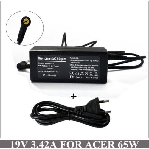 19V Laptop AC Adapter Notebook Power Charger For Acer Aspire 1830 5100-5674 5349-2418 AS5552-5898 AS5750-6667 1650 3200 3810T