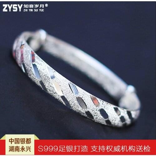 Bracelet Sterling Silver Jewelry S999 Boutique Bracelet Gifts for Mother and Mother