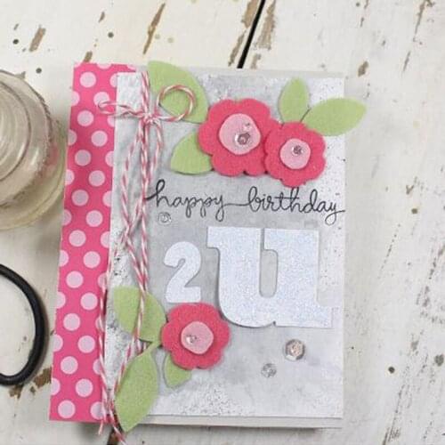 Flowers Carbon Steel Cutting Dies Stencil Craft for DIY Creative Scrapbook Cut Stamps Dies Embossing Paper Craft 10.34*9.32cm