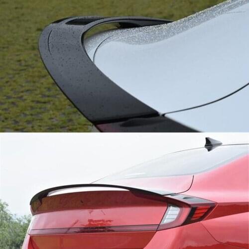 FOR Hyundai NEW Sonata Auto Spoiler Accessories 2019 2020 2021 ABS Material Car Trunk Rear Lip WING Tail FIN Refit Sonata 10