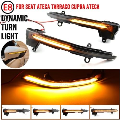 For Seat Ateca Cupra 5D 2016 2017 2018 2019 FR Xcellence Dynamic LED Blinker Sequential Turn Light Indicator Accessories 2PCS