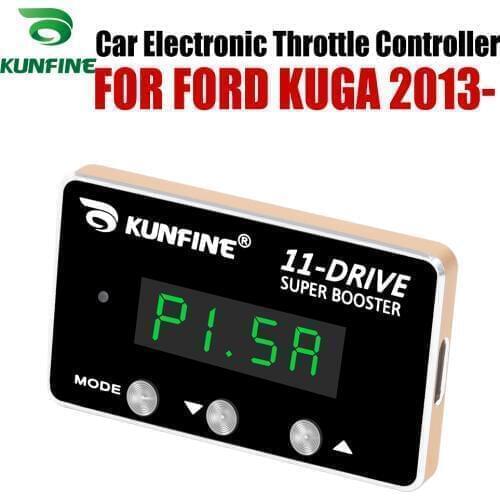 KUNFINE Car Electronic Throttle Controller Racing Accelerator Potent Booster For FORD KUGA 2013-After Tuning Parts