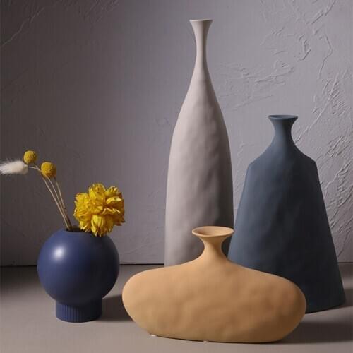 Vase Nordic Ceramic Creativity Mordern Home Accessories Living Room Decoration декор для дома для домашнего интерьера ваза