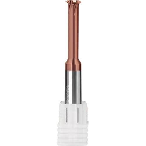 HRC65 1 tooth thread end with coating for Mold steel, stainless steel, tool steel