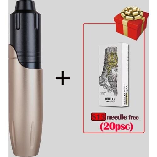 2020tattoo pen tattooing rotary pen machine with german motor 10000rmp with 20pcs tattoo cartridge needles free, free shipping