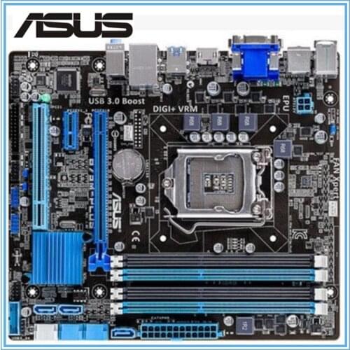 ASUS B75M-PLUS motherboard for intel LGA 1155 DDR3 boards 32GB USB2.0 USB3.0 mainboard used Desktop motherborad boards on sale