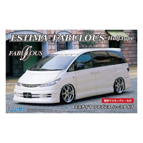 1/24 Fujimi Plastic Assembled Car Model Toy Toyota Previa Estima Fabulous Business Vehicle Static Model DIY Model Kit #03906