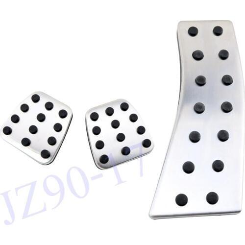 Stainless steel Anti-slip Pads Pedal Set Gas Brake Footrest Fit For Honda URV Spirior Avancier Parts 2014 2015 2016 2017