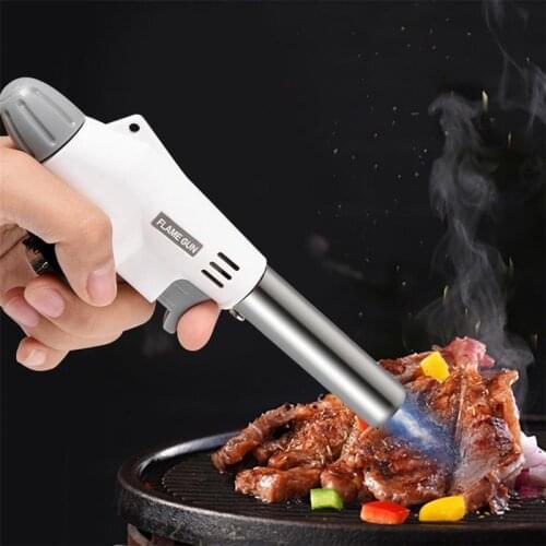 Blow Torch Culinary BBQ Tool Portable Gun Safety Torch Culinary Butane Blow Torch For Kitchen And Picnic #20