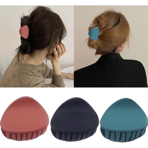 New Solid Color Hair Clip Mini Hair Claw Clip Barrettes Sweet Hairpin Barrette Retro Hair Claws Women Girls Hair Accessories