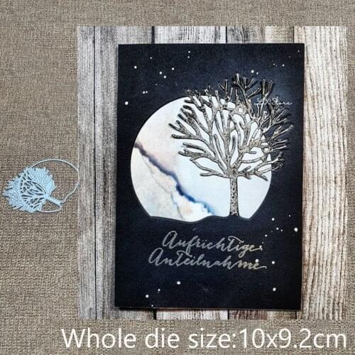 New Design Craft Metal stencil mold Cutting Dies tree circle decoration scrapbook die cuts Album Paper Card Craft Embossing