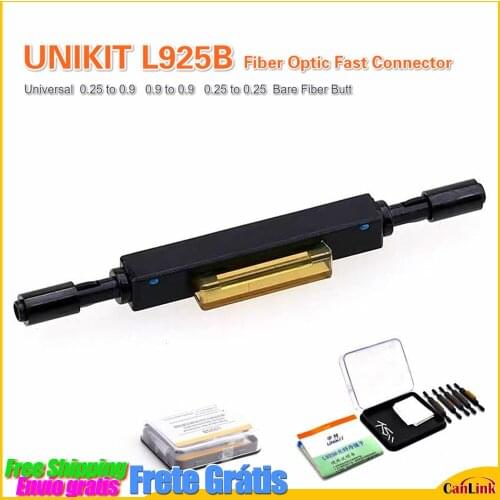 Wholesales L925B Fiber Optic Quick Connector Fast Mechanical Splice for Drop Cable Universal 0.25/0.9 to 0.9/0.25 Bare Fiber