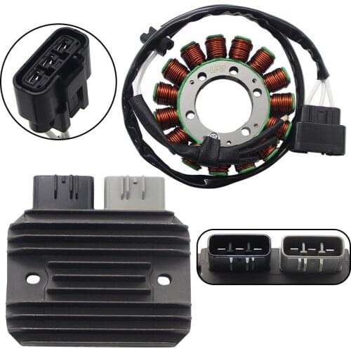 Motorcycle Voltage Regulator Rectifier+Magneto Stator Coil For Kawasaki ZX600 ZX1000 21003-0083 21066-0731 21003-0072 21066-0731